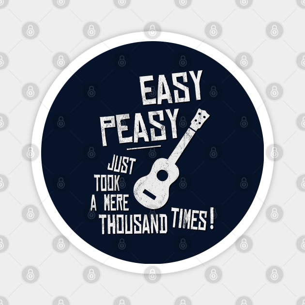 Easy-Peasy A Thousand Times Ukulele Practice Magnet by SkizzenMonster